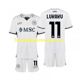 Fußballtrikots Napoli Lukaku 11 Kinder 2024-2025 Kurzarm Auswärts-trikot kaufen